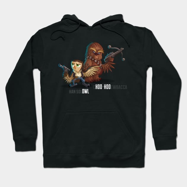 Han Sol-OWL and c-HOO-HOO-hewbacca Hoodie by RemcoBakker